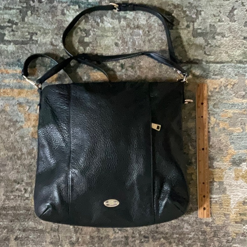 Coach Black Leather Shoulder Bag